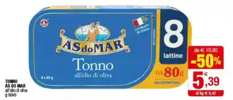 Iperal Asdomar Tonno All'dlio Di Oliva offerta