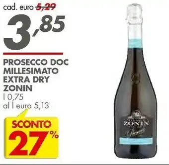 Italmark Zonin - Prosecco Extra Dry 750 G(ml) offerta