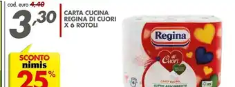 Italmark Regina Carta Cucina Di Cuori offerta