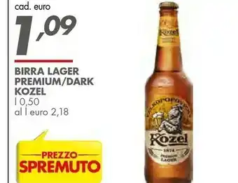 Italmark Kozel Birra Lager Premium/ Dark offerta