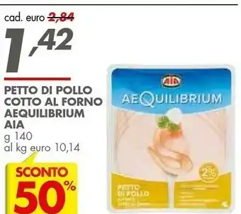 Italmark Aia Petto Di Pollo Cotto Al Forno offerta