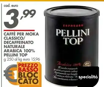Italmark Pellini Top Caffe Per Moka Classico offerta