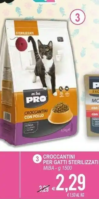 MD Discount Miba Croccantini Per Gatti Sterilizzati offerta