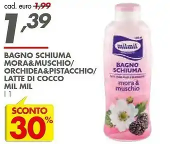 Italmark Infasil Milmil Bagnoschiuma Mora&muschio offerta