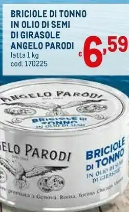 Metro Angelo parodi Briciole Di Tonno In Olio Di Semi Di Girasole offerta