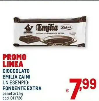 Metro Zaini - Cioccolato Bianco Emilia offerta
