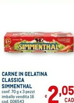 Simmenthal Carne In Gelatina Classica