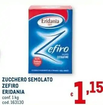 Metro Eridania Zucchero Semolato Classico 1000 G(ml) offerta