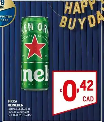 Metro Heineken Heineken - Birra offerta