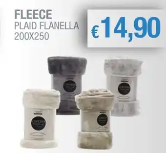 Al Risparmio FLEECE PLAID FLANELLA 200X250 offerta