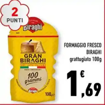 Conad Margherita FORMAGGIO FRESCO BIRAGHI grattugiato 100g offerta
