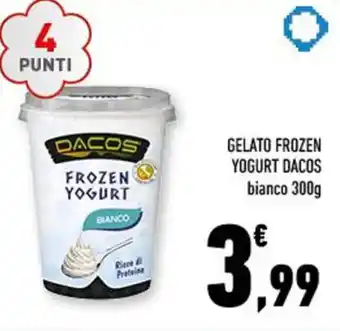Conad Margherita GELATO FROZEN YOGURT DACOS bianco 300g offerta