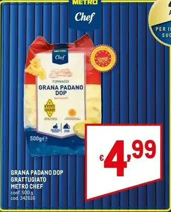 Metro Metro Chef Grana Padano Dop Grattugiato offerta