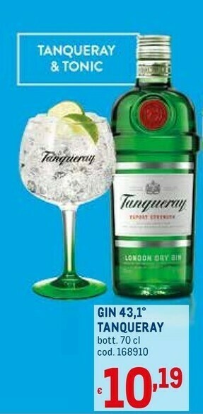 Metro Tanqueray Gin offerta