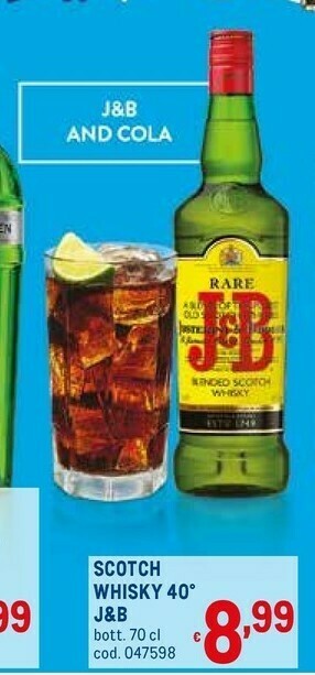 Metro Scotch Whisky offerta