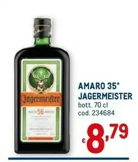 Metro Jagermeister Amaro 35'' offerta