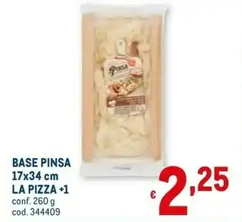 Metro La Pizza +1 Base Pinsa 260g offerta