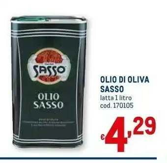 Metro Sasso Olio extravergine di oliva offerta