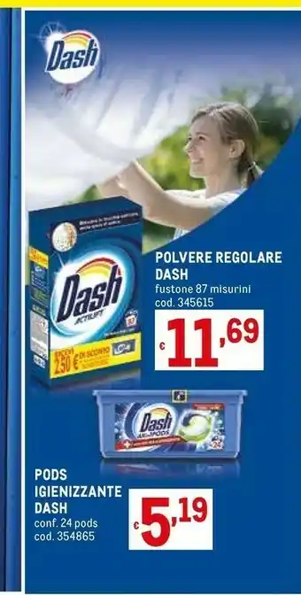 Metro Dash Pods Igienizzante offerta