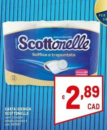 Metro Scottonelle Carta Igienica offerta