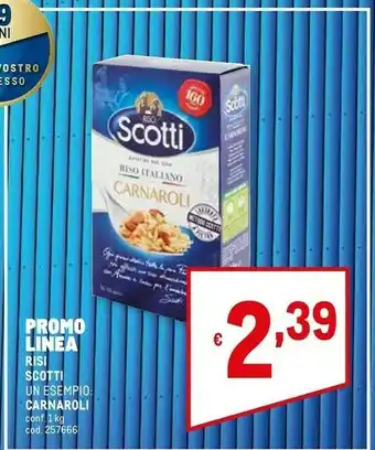 Metro Scotti Riso Carnaroli 1000 G(ml) offerta