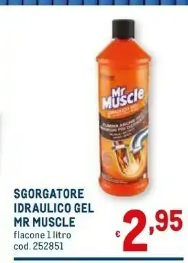 Metro Mr muscle Sgorgatore Idraulico Gel offerta