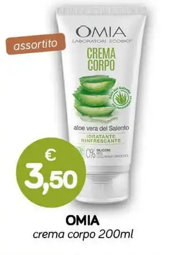 Il Tulipano OMIA crema corpo 200ml offerta