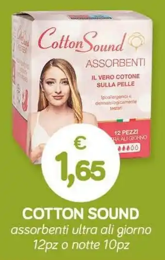 COTTON SOUND assorbenti ultra ali giorno 12pz o notte 10pz