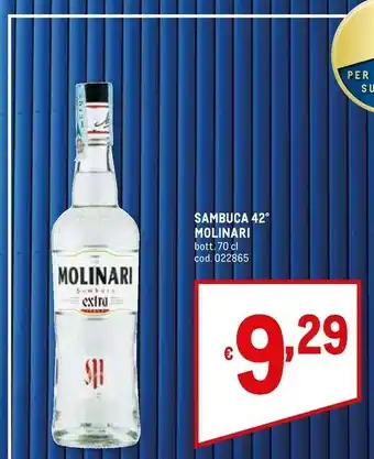 Metro Molinari Sambuca offerta