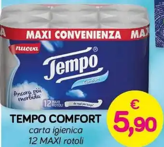 TEMPO COMFORT carta igienica 12 MAXI rotoli