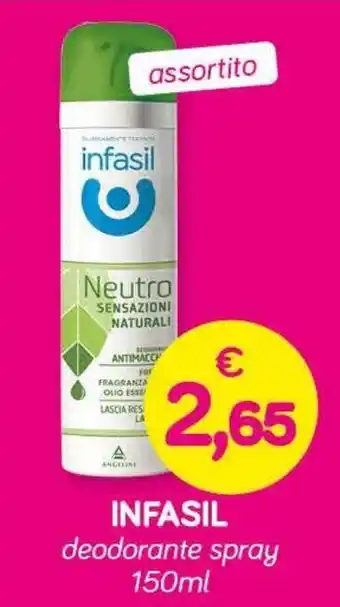 Il Tulipano INFASIL deodorante spray 150ml offerta