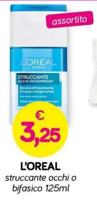 L'OREAL struccante occhi o bifasico 125ml