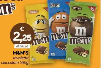 M&M'S tavoletta cioccolato 165g