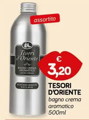 Il Tulipano TESORI D'ORIENTE bagno crema aromatico 500ml offerta