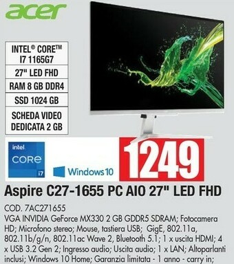 Vobis Acer acer aspire offerta