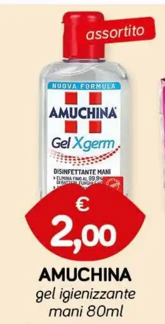 Il Tulipano AMUCHINA gel igienizzante mani 80ml offerta