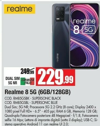 Vobis Realme Smartphone android offerta
