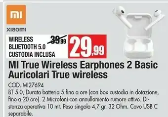 Vobis Xiaomi Cuffie offerta
