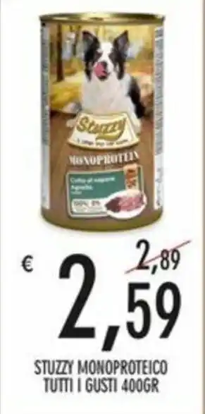 STUZZY MONOPROTEICO TUTTI I GUSTI 400GR