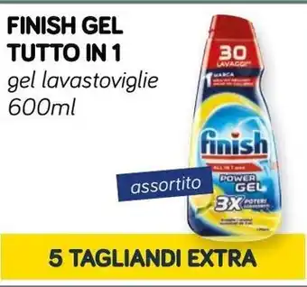 FINISH GEL TUTTO IN 1 gel lavastoviglie 600ml