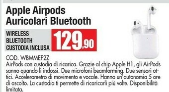 Vobis Apple Airpods offerta