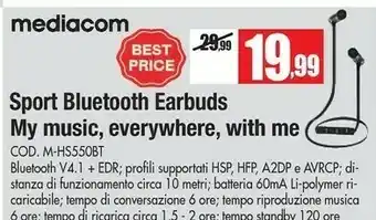 Mediacom Cuffie senza fili