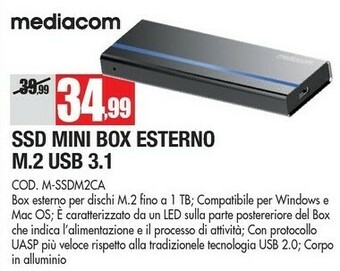 Vobis Mediacom Hard disk ssd offerta