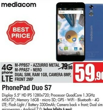 Vobis Mediacom Tablet mediacom offerta