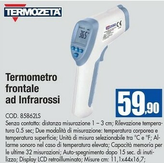 Wellcome Termozeta Termometro offerta