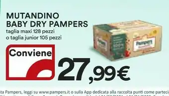 Coop Pampers  Baby Dry offerta