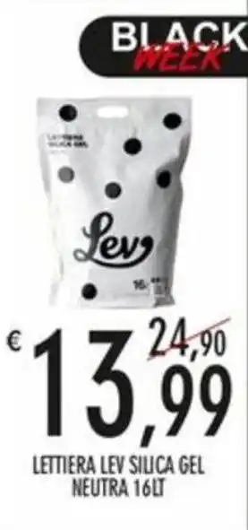 LETTIERA LEV SILICA GEL NEUTRA 16LT