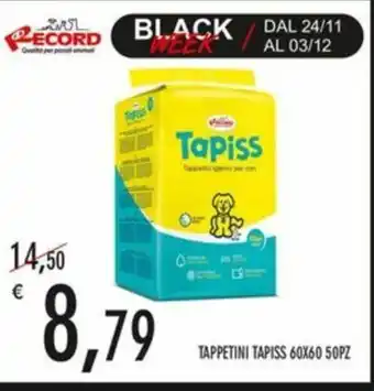 Moby Dick TAPPETINI TAPISS 60X60 50PZ offerta