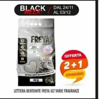Moby Dick LETTIERA BENTONITE FREYA 5LT VARIE FRAGRANZE offerta