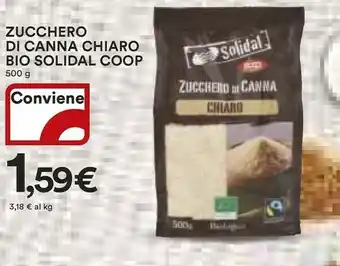 Coop Zucchero di canna offerta